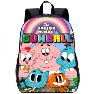 18‘’The Amazing World of Gumball Backpack School Bag Black
