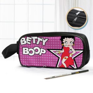 Betty Boop Pen Case Student’s Large Capacity Pencil Bag Gift