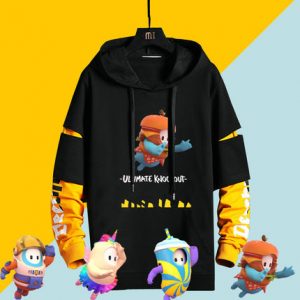 Fall Guys Hoodie Plus Velvet