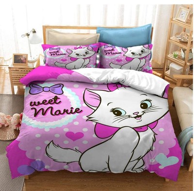Marie Cat Comfortable Bedding Three-Piece Soft and Breathable Duvet Cover - Image 13