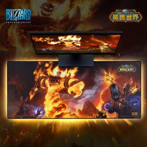 World of Warcraft Ragnaros the Firelord Cartoon The Desk Pad