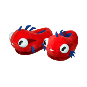 World of Warcraft Red Murloc Winter Soft Plush Slippers