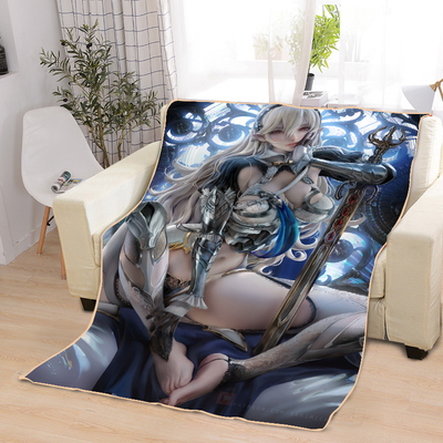 ACGN Girl Blankets Printing Soft Nap Blanket On Home/Sofa/Office Portable Travel Cover Blanket - Image 14