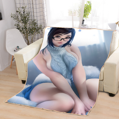 ACGN Girl Blankets Printing Soft Nap Blanket On Home/Sofa/Office Portable Travel Cover Blanket - Image 27