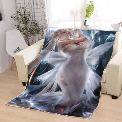 ACGN Girl Blankets Printing Soft Nap Blanket On Home/Sofa/Office Portable Travel Cover Blanket - Image 28
