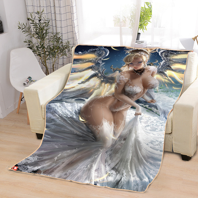 ACGN Girl Blankets Printing Soft Nap Blanket On Home/Sofa/Office Portable Travel Cover Blanket - Image 15