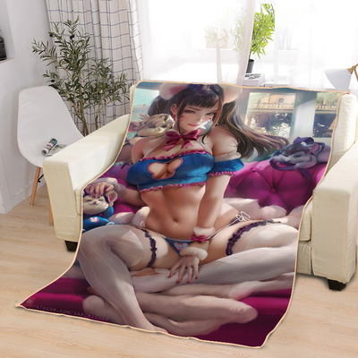 ACGN Girl Blankets Printing Soft Nap Blanket On Home/Sofa/Office Portable Travel Cover Blanket - Image 36