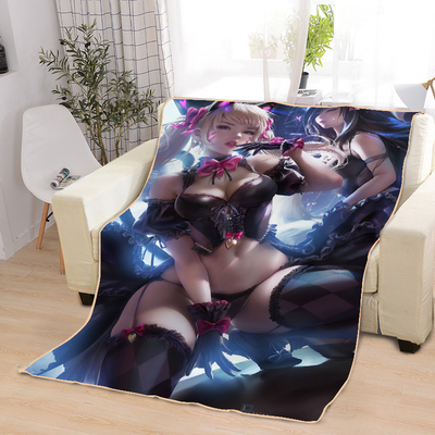 ACGN Girl Blankets Printing Soft Nap Blanket On Home/Sofa/Office Portable Travel Cover Blanket - Image 38