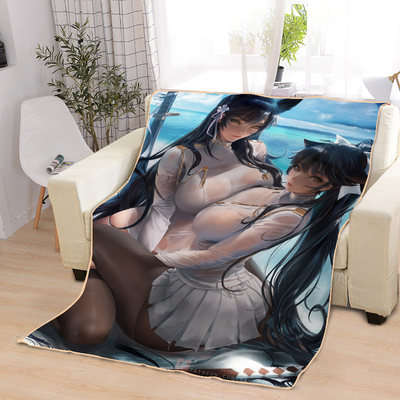ACGN Girl Blankets Printing Soft Nap Blanket On Home/Sofa/Office Portable Travel Cover Blanket - Image 39