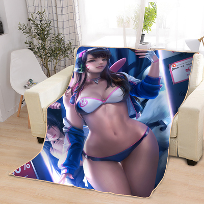 ACGN Girl Blankets Printing Soft Nap Blanket On Home/Sofa/Office Portable Travel Cover Blanket - Image 41
