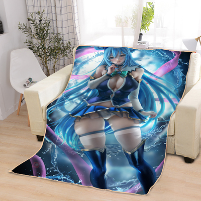 ACGN Girl Blankets Printing Soft Nap Blanket On Home/Sofa/Office Portable Travel Cover Blanket - Image 9
