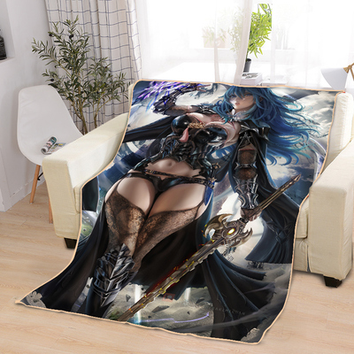 ACGN Girl Blankets Printing Soft Nap Blanket On Home/Sofa/Office Portable Travel Cover Blanket - Image 11