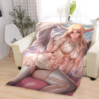 ACGN Girl Blankets Printing Soft Nap Blanket On Home/Sofa/Office Portable Travel Cover Blanket - Image 12