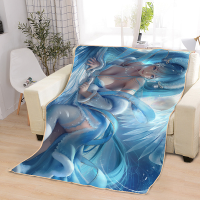 ACGN Girl Blankets Printing Soft Nap Blanket On Home/Sofa/Office Portable Travel Cover Blanket - Image 19