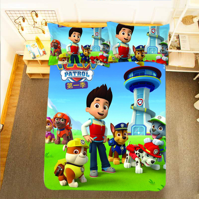 PAW Patrol Comfortable Bedding Three-Piece Soft and Breathable Duvet Cover - Image 18