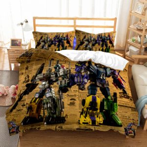 Transformers Comfortable Bedding Three-Piece Soft and Breathable Duvet Cover
