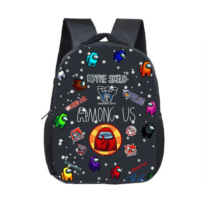 12 Inch Among Us Children's Backpack Kids School Cute Daily Bag Kindergarten Bags Girls Boys Waterproof Ruckpack