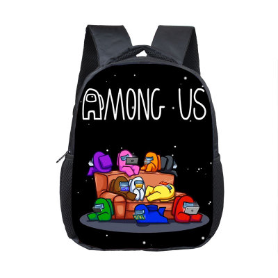 12 Inch Among Us Children's Backpack Kids School Cute Daily Bag Kindergarten Bags Girls Boys Waterproof Ruckpack - Image 20