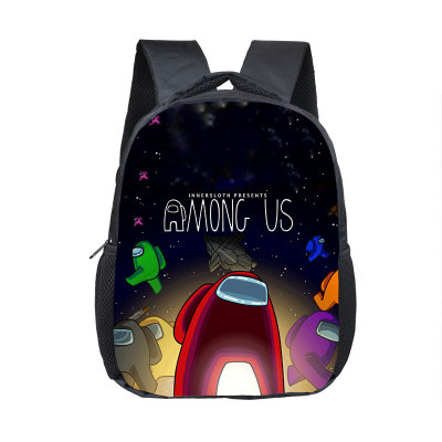 12 Inch Among Us Children's Backpack Kids School Cute Daily Bag Kindergarten Bags Girls Boys Waterproof Ruckpack - Image 19