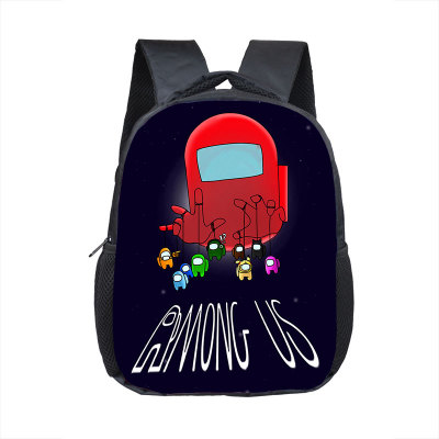 12 Inch Among Us Children's Backpack Kids School Cute Daily Bag Kindergarten Bags Girls Boys Waterproof Ruckpack - Image 17