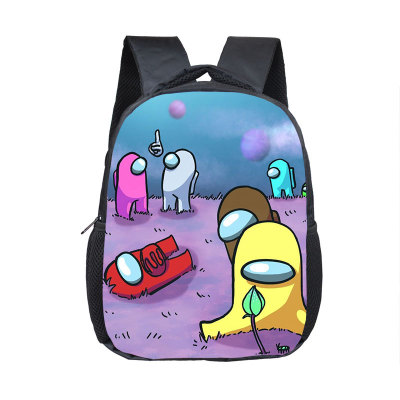 12 Inch Among Us Children's Backpack Kids School Cute Daily Bag Kindergarten Bags Girls Boys Waterproof Ruckpack - Image 16