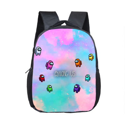 12 Inch Among Us Children's Backpack Kids School Cute Daily Bag Kindergarten Bags Girls Boys Waterproof Ruckpack - Image 15
