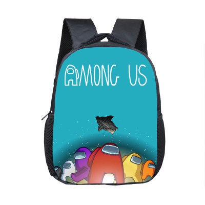 12 Inch Among Us Children's Backpack Kids School Cute Daily Bag Kindergarten Bags Girls Boys Waterproof Ruckpack - Image 14