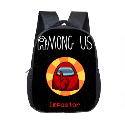 12 Inch Among Us Children's Backpack Kids School Cute Daily Bag Kindergarten Bags Girls Boys Waterproof Ruckpack - Image 11