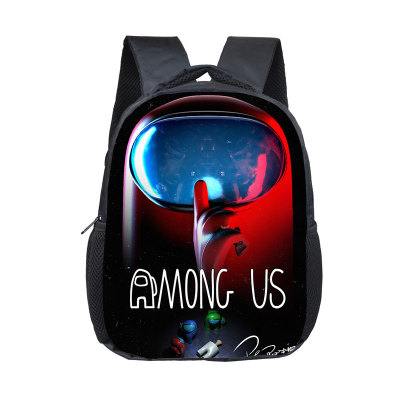 12 Inch Among Us Children's Backpack Kids School Cute Daily Bag Kindergarten Bags Girls Boys Waterproof Ruckpack - Image 7