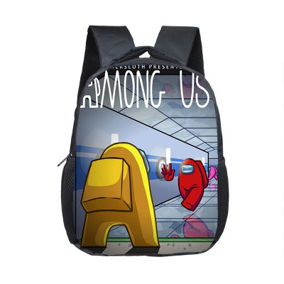 12 Inch Among Us Children's Backpack Kids School Cute Daily Bag Kindergarten Bags Girls Boys Waterproof Ruckpack - Image 6