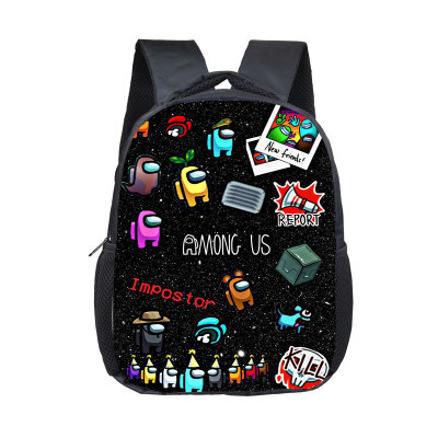 12 Inch Among Us Children's Backpack Kids School Cute Daily Bag Kindergarten Bags Girls Boys Waterproof Ruckpack - Image 5