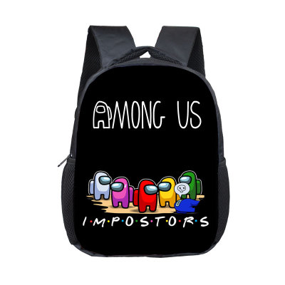 12 Inch Among Us Children's Backpack Kids School Cute Daily Bag Kindergarten Bags Girls Boys Waterproof Ruckpack - Image 28