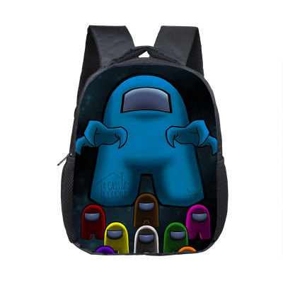 12 Inch Among Us Children's Backpack Kids School Cute Daily Bag Kindergarten Bags Girls Boys Waterproof Ruckpack - Image 27