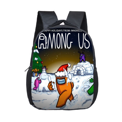 12 Inch Among Us Children's Backpack Kids School Cute Daily Bag Kindergarten Bags Girls Boys Waterproof Ruckpack - Image 26