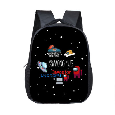 12 Inch Among Us Children's Backpack Kids School Cute Daily Bag Kindergarten Bags Girls Boys Waterproof Ruckpack - Image 25