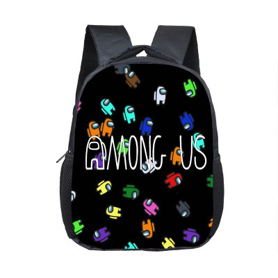 12 Inch Among Us Children's Backpack Kids School Cute Daily Bag Kindergarten Bags Girls Boys Waterproof Ruckpack - Image 24