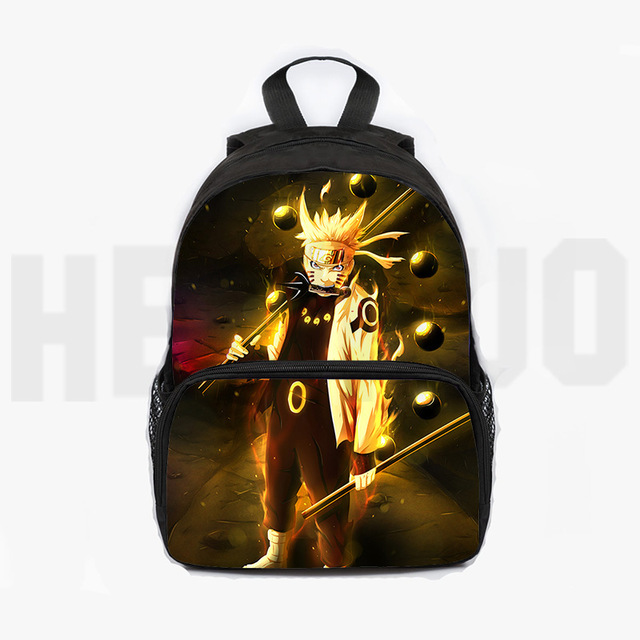 13 Inch Naruto Backpack Laptop Backpack Travel Casual School Bag - Image 2