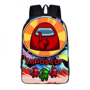 16″Among Us Backpack School Bag