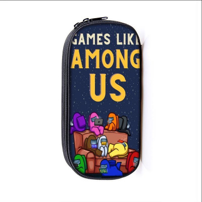 Among Us Pencil Case Girls Cosmetic Cases Kids School Supplies Stationery Makeup Bag - Image 15