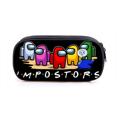 Among Us Pencil Case Girls Cosmetic Cases Kids School Supplies Stationery Makeup Bag - Image 25