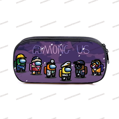 Among Us Pencil Case Girls Cosmetic Cases Kids School Supplies Stationery Makeup Bag - Image 39