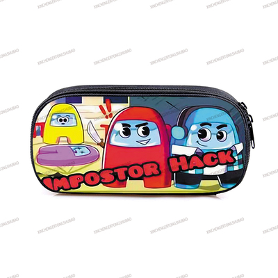 Among Us Pencil Case Girls Cosmetic Cases Kids School Supplies Stationery Makeup Bag - Image 32