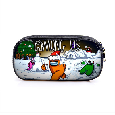 Among Us Pencil Case Girls Cosmetic Cases Kids School Supplies Stationery Makeup Bag - Image 4