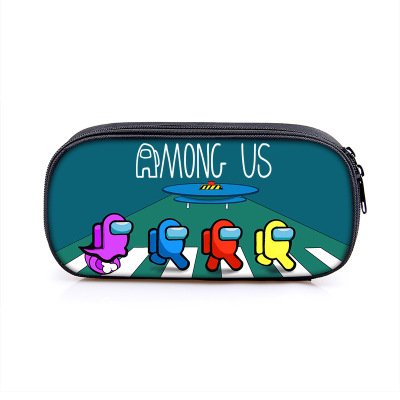 Among Us Pencil Case Girls Cosmetic Cases Kids School Supplies Stationery Makeup Bag - Image 5