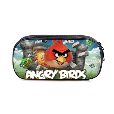 Angry Birds Canvas Pencil Case Student Penbag Boy Girl Zip Cosmetic Bags Cartoon Multifunction travel Makeupbag Stationery - Image 13