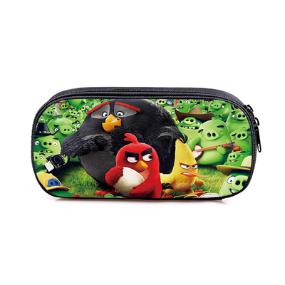 Angry Birds Canvas Pencil Case Student Penbag Boy Girl Zip Cosmetic Bags Cartoon Multifunction travel Makeupbag Stationery - Image 15