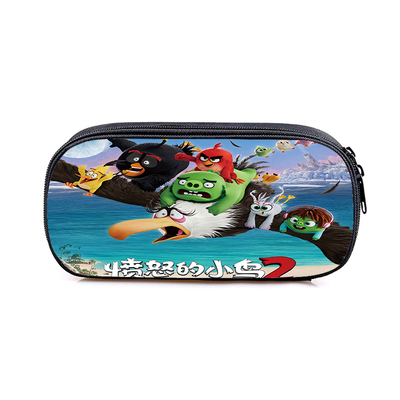 Angry Birds Canvas Pencil Case Student Penbag Boy Girl Zip Cosmetic Bags Cartoon Multifunction travel Makeupbag Stationery - Image 16