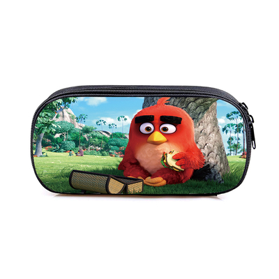 Angry Birds Canvas Pencil Case Student Penbag Boy Girl Zip Cosmetic Bags Cartoon Multifunction travel Makeupbag Stationery - Image 17