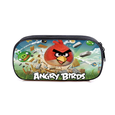 Angry Birds Canvas Pencil Case Student Penbag Boy Girl Zip Cosmetic Bags Cartoon Multifunction travel Makeupbag Stationery - Image 21
