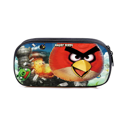 Angry Birds Canvas Pencil Case Student Penbag Boy Girl Zip Cosmetic Bags Cartoon Multifunction travel Makeupbag Stationery - Image 22
